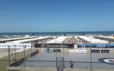 Comenzó el armado de carpas para el verano en Mar del Plata: más de mil pozos y meses de trabajo por balneario
