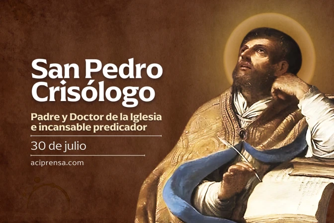Hoy es fiesta de San Pedro Crisólogo, “el hombre de palabras de oro”