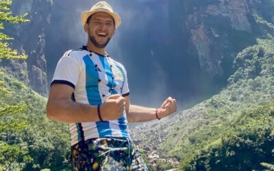 Agustín Saez, un mendocino que vive al máximo: tiene 30 años, conoció 100 países y fundó su propia empresa