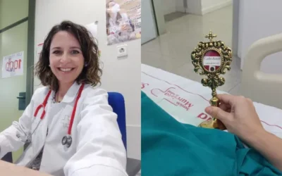 La pediatra que lleva una reliquia de Carlo Acutis a niños enfermos