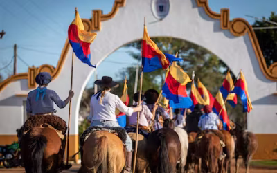 Una visita conmovedora para recordar a San Martín