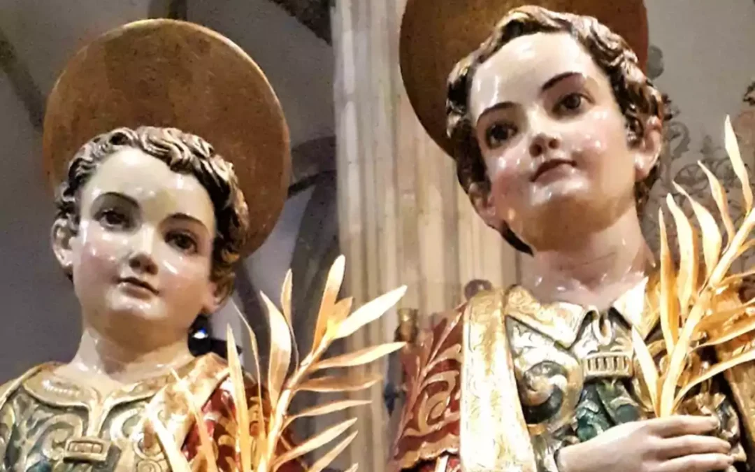 Hoy se celebra a dos jóvenes mártires del siglo IV: San Justo y San Pastor