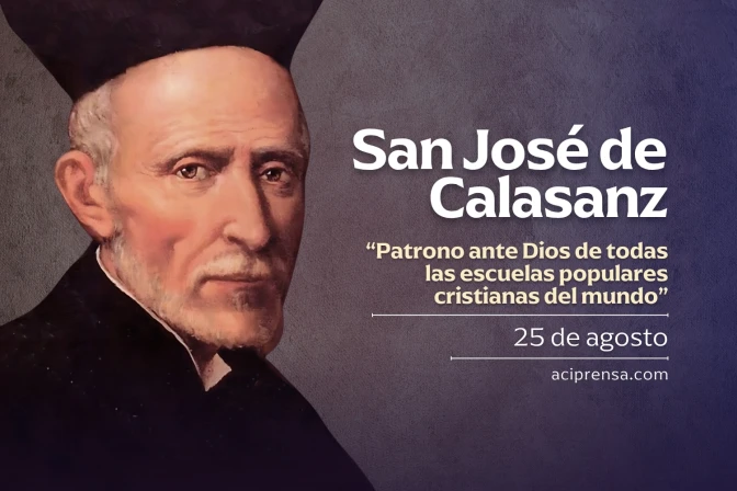 Hoy se celebra a San José de Calasanz, sacerdote creador de la educación pública