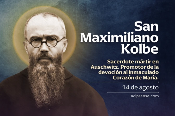 Hoy recordamos a San Maximiliano Kolbe, mártir de la vida, víctima de la ideología