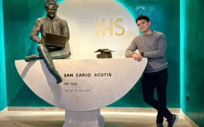 El secreto espiritual detrás de la famosa escultura de Carlo Acutis
