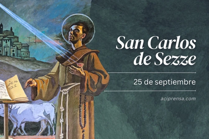Hoy celebramos a San Carlos de Sezze, a quien Cristo traspasó el corazón
