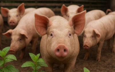 Porcinos: ¿Cómo la «menta peperina» podría prevenir diarreas desde el calostro?