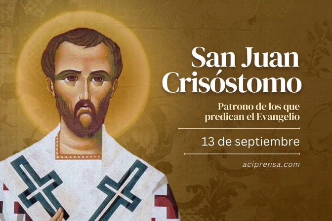 Hoy celebramos a San Juan Crisóstomo, patrono de los predicadores