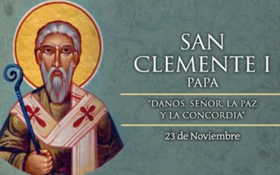 Cada 23 de noviembre se celebra al Papa San Clemente I, impulsor de la paz y la concordia