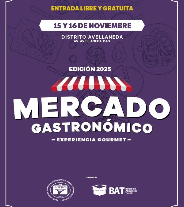 Noviembre a puro sabor: llega el Mercado Gastronómico solidario