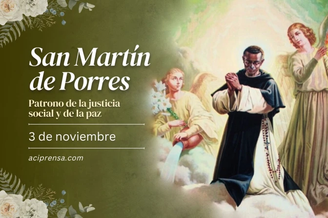 Hoy celebramos a San Martín de Porres, patrono de la justicia social y la paz
