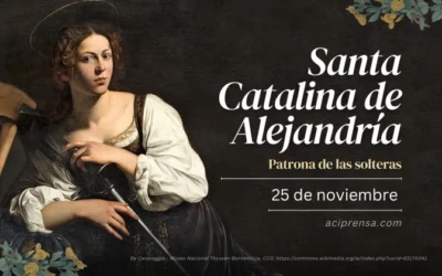 Hoy se celebra a Santa Catalina de Alejandría, patrona de las solteras y las estudiantes