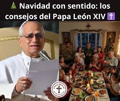 Consejos del papa León XIV para vivir una Navidad con sentido