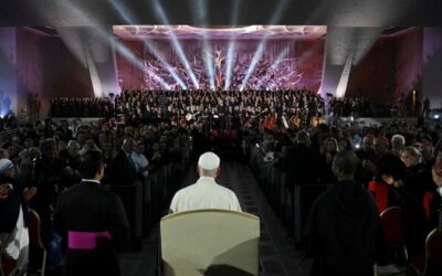 El Papa en el Concierto con los Pobres: «La música, don divino para todos»