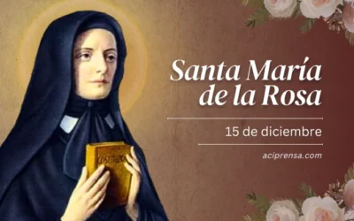 Hoy celebramos a Santa María de la Rosa, quien descubrió su vocación trabajando en una fábrica
