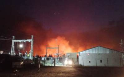 Incendios en la cordillera: El Hoyo concentra esfuerzos en proteger la línea de alta tensión que abastece a la región