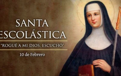 Cada 10 de febrero se celebra a Santa Escolástica, hermana melliza del primer monje de Europa, San Benito Abad