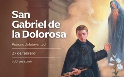 Hoy se celebra a San Gabriel de la Dolorosa, patrono de la juventud