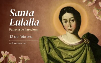 Cada 12 de febrero se celebra a Santa Eulalia, la niña mártir protectora de la ciudad de Barcelona