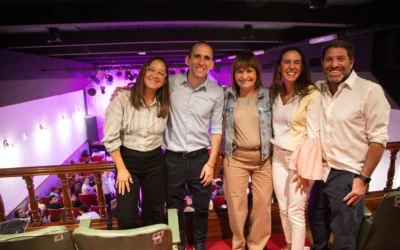 Patricia Bullrich se mostró en la calle Corrientes junto al gendarme Nahuel Gallo