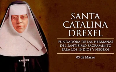Santa Catalina DrexelDía festivo: 3 marzo