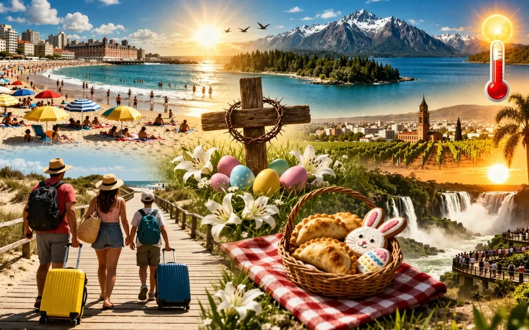 Clima en Semana Santa: cómo estará el tiempo en los principales destinos turísticos del país