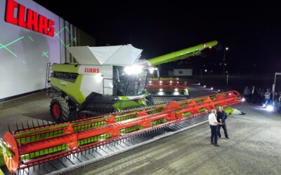 CLAAS presentó en Oncativo su nueva familia completa de cosechadoras y plataformas