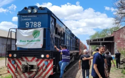 Tucumán: llegó el Tren Solidario con insumos para los afectados por las inundaciones