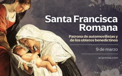 Cada 9 de marzo se celebra a Santa Francisca Romana, patrona de los automovilistas