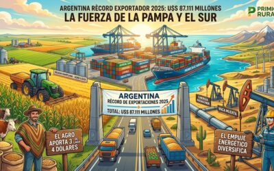 Radiografía exportadora: el campo lidera un año histórico y la Patagonia gana terreno con la energía