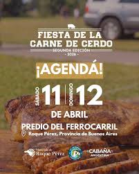 ¡Roque Pérez los espera con la segunda Fiesta de la Carne de Cerdo!