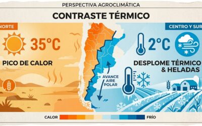 Calor, lluvias escasas y el regreso de las heladas: el escenario para las próximas semanas
