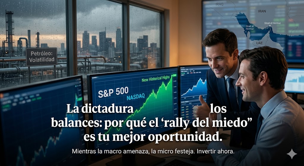 La dictadura de los balances: por qué el «rally del miedo» es tu mejor oportunidad