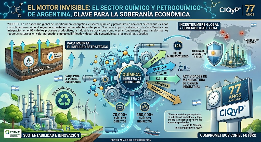 El motor invisible: Por qué la industria química es la llave de la soberanía económica argentina
