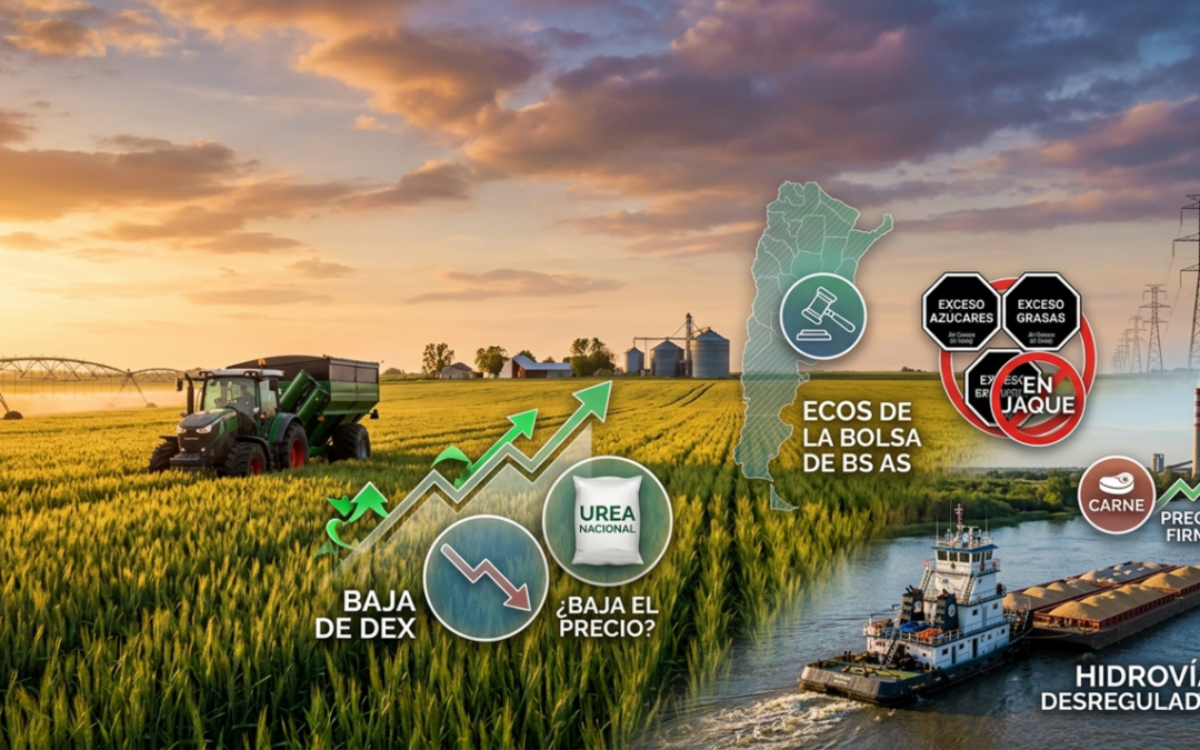 Frío y seco. Chicago sostenido. ¿Baja la urea? Ecos de la Bolsa de Bs As. Octógonos en jaque. Más desregulaciones.