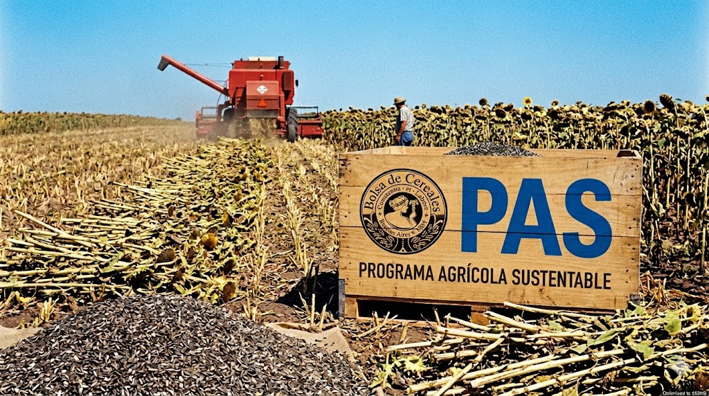 La Bolsa de Cereales dio por finalizada la cosecha 2025/26 de girasol con récord de máximos