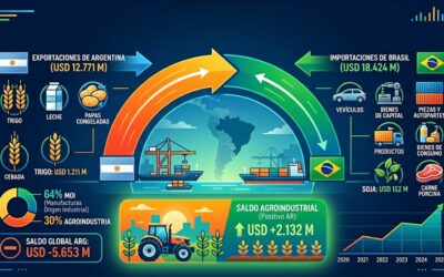 Comercio entre Argentina y Brasil en 2025: un máximo en 13 años Comercio entre Argentina y Brasil en 2025: un máximo en 13 años