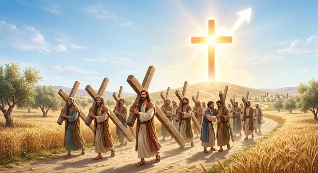 Tomar la cruz y seguir a Jesús: el camino hacia la verdadera recompensa