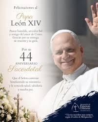 El Papa León XIV celebró sus 44 años de sacerdocio