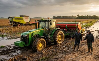 Clima adverso: la humedad y el frío frenan el avance de las sembradoras en los campos