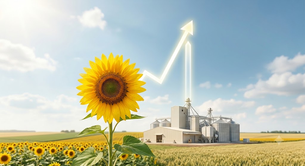 Girasol en máximos: la molienda más alta desde el 2000