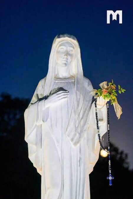 La Virgen habló hoy en la Colina de Medjugorje donde una imagen suya fue vandalizada, no hizo referencia al ataque, pidió oración y que vayamos al futuro con Dios