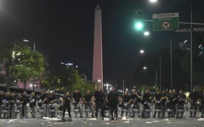 Incidentes en el Obelisco tras la victoria argentina: once detenidos tras los festejos Incidentes en el Obelisco tras la victoria argentina: once detenidos tras los festejos