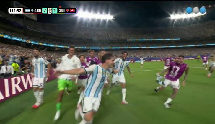 La Selección con brazalete negro llegó a la semifinal: Argentina le ganó 3 a 1 a Suiza en el alargue