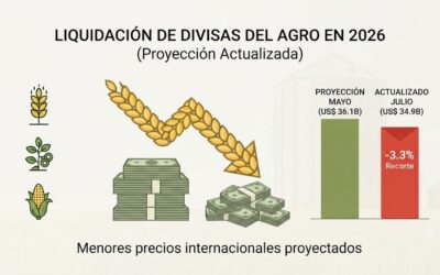 La liquidación de divisas del agro en 2026 se recorta a US$ 34.900 millones La liquidación de divisas del agro en 2026 se recorta a US$ 34.900 millones