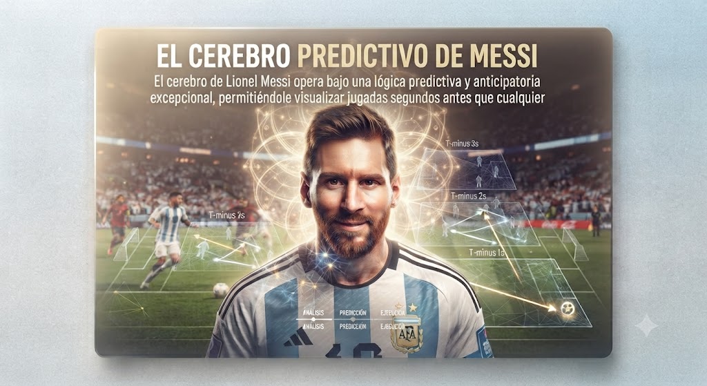 El cerebro predictivo de Messi, un don, la neurociencia explica lo que hace pero no por qué