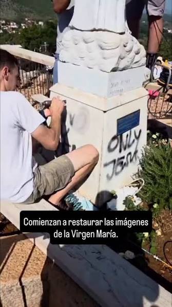 Ataque vandálico e incendio en el santuario de Medjugorje: hay un detenido y la parroquia llama a responder con oración y perdón