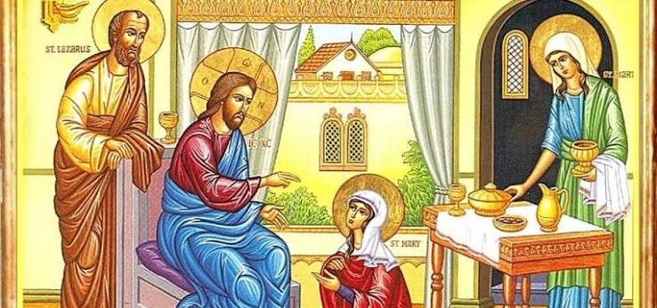 Hoy la Iglesia celebra a los santos Marta, María y Lázaro, los amigos cercanos de Jesús