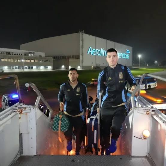 La Selección argentina llegó a Miami para el duelo ante Cabo Verde