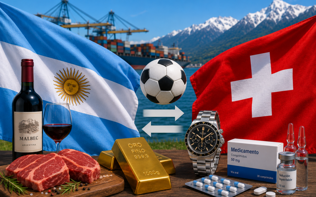 Argentina y Suiza rivales, pero con un vínculo comercial marcado por el oro
